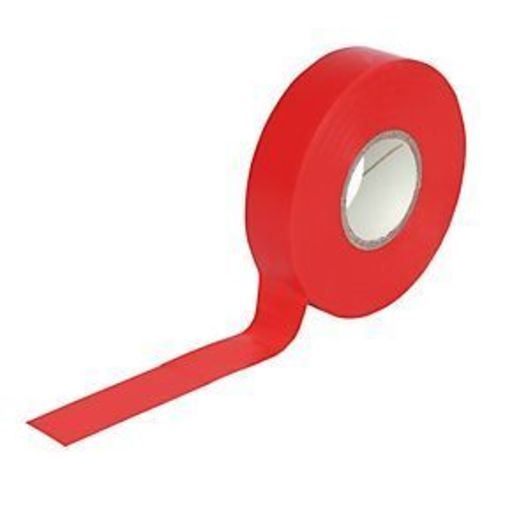 Insulation Tape, Red, 19 mm, 33 m Image 1