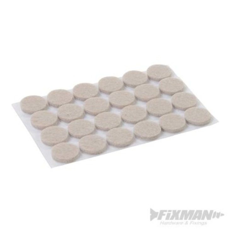 Self-Adhesive Felt Pad Protectors, 20mm, 24pcs Image 1