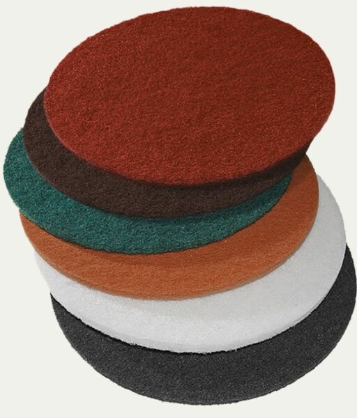 Bona Buffing Cleaning Pads, Red, Pack of 5, 407 mm Image 1