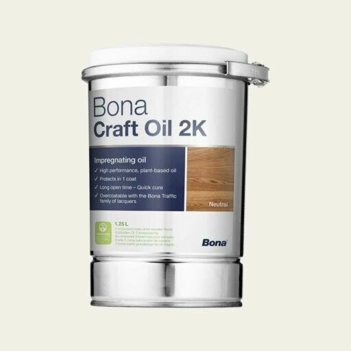 Bona Craft Oil, 2K, Light Grey, 1.25 L Image 1