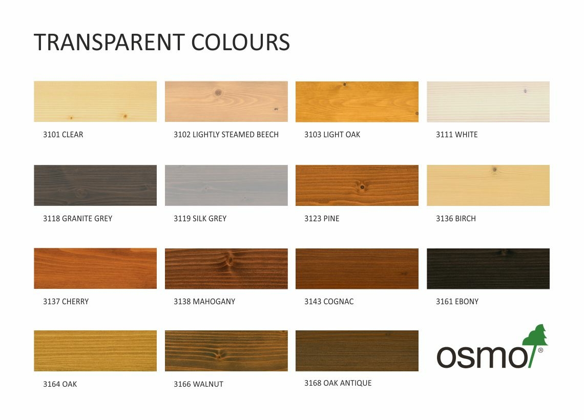 Osmo Wood Wax Finish Transparent (3102, 3103, 3111, 3118)