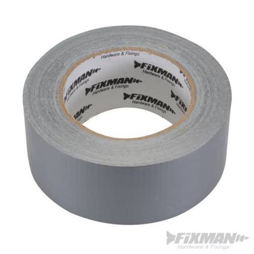 Super Heavy Duty Duct Tape, Silver, 50 mm, 50 m