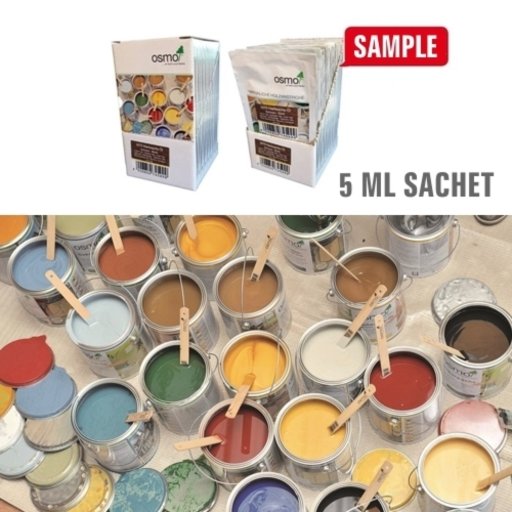 Osmo Wood Wax Finish Transparent, Mahogany, Sample Sachet 5 ml