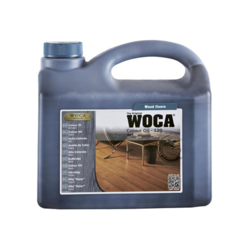 WOCA Colour Oil 120, Black, 2.5L