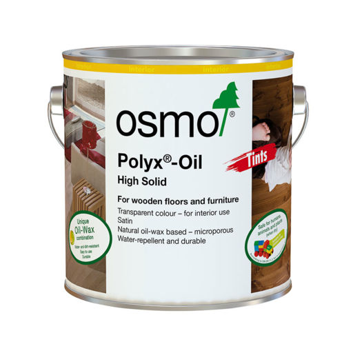 Osmo Polyx-Oil Tints, Hardwax-Oil, Black, 2.5L