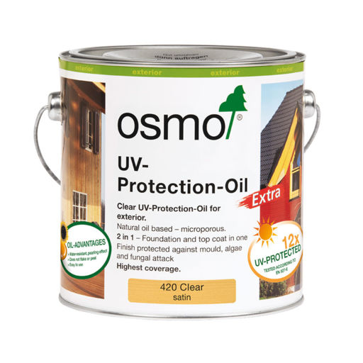 Osmo UV-Protection Oil Extra, Clear Satin-Matt, 2.5L