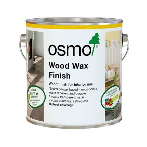 Osmo Wood Wax Finish Transparent, Cognac, 0.125L