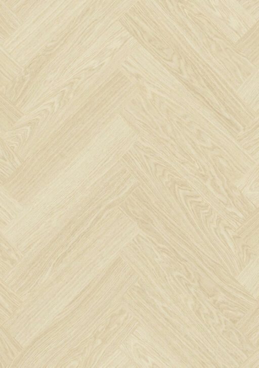 QuickStep Alpha Ciro, Pure Oak Polar Herringbone Vinyl Flooring, 126x6x630mm Image 3