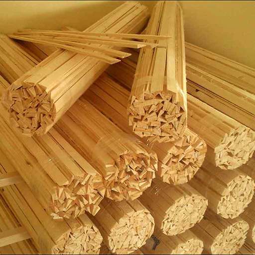 Pine Wood Slivers, 50 pcs, 7-10 mm