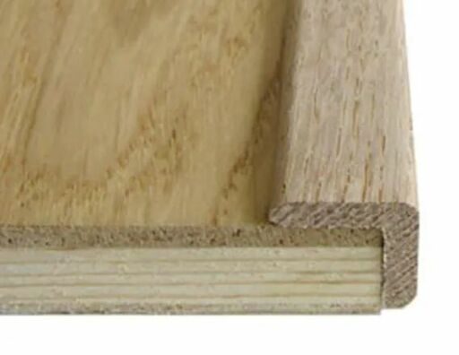 Traditions Solid Oak Corner Bead, Unfinished, 19x19mm, 0.9m Image 1