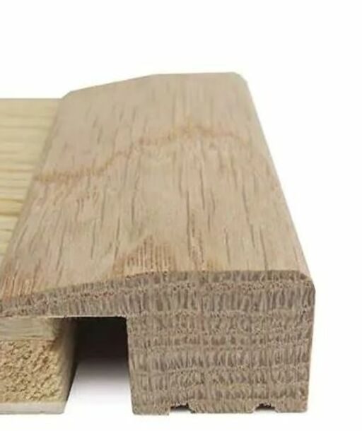 Traditions Solid Oak L-Shaped Threshold, Oiled, 15mm, 0.9m